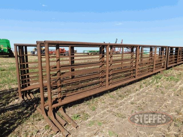 (8) freestanding 24' cattle panels, 